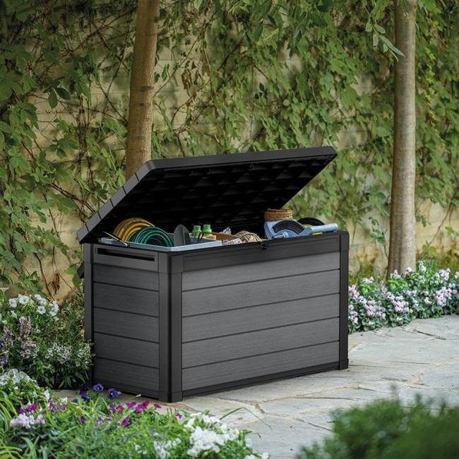 Сундук Кортина (Cortina box 380L) 380л, графит