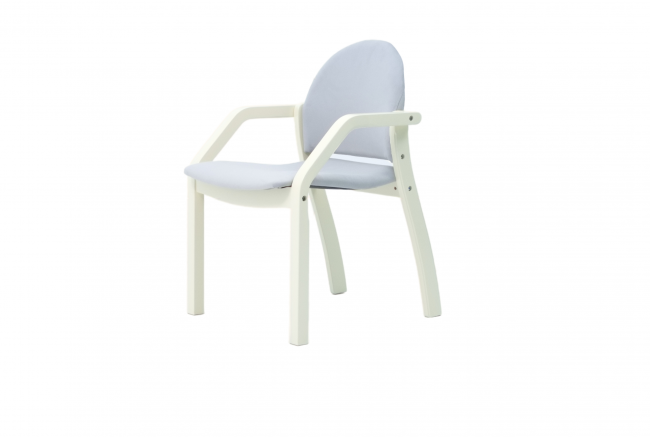 Стул-кресло Джуно 2.0 слоновая кость/серый Стул-кресло Джуно 2.0 слоновая кость/серый