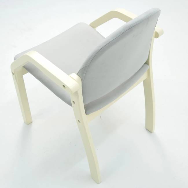 Стул-кресло Джуно 2.0 слоновая кость/серый Стул-кресло Джуно 2.0 слоновая кость/серый