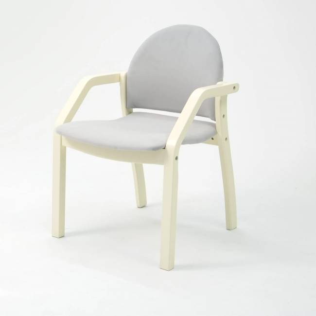 Стул-кресло Джуно 2.0 слоновая кость/серый Стул-кресло Джуно 2.0 слоновая кость/серый