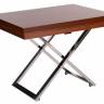 Стол-трансформер Левмар Cross D44/S79 миланский орех/ опоры нерж.сталь Стол-трансформер Левмар Cross D44/S79 миланский орех/ опоры нерж.сталь