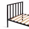 Кровать Bruno металл, 90*200 см, черный