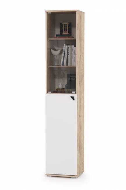 Шкаф Бостон 13.155 цвет дуб эндгрейн элегантный/фасады МДФ милк рикамо софт Шкаф Бостон 13.155 цвет дуб эндгрейн элегантный/фасады МДФ милк рикамо софт