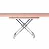 Стол-трансформер Левмар Cross D89/S79 сонома/ опоры нерж.ст. Стол-трансформер Левмар Cross D89/S79 сонома/ опоры нерж.ст.
