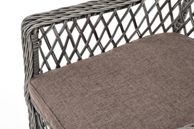 "Эспрессо - 80 L" обеденная группа плетеная, цвет графит "Эспрессо - 80 L" обеденная группа плетеная, цвет графит