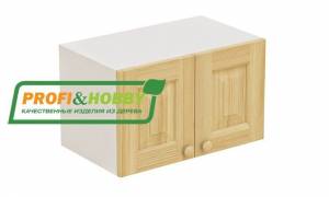 Шкаф навесной 2 двери 600х340х360 + фасад сосна без покраски Шкаф навесной 2 двери 600х340х360 + фасад сосна без покраски