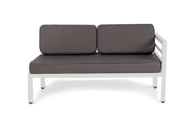 "Глория" модуль диванный левый, каркас из алюминия "Глория" модуль диванный левый, каркас из алюминия