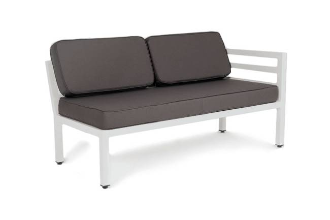 "Глория" модуль диванный левый, каркас из алюминия "Глория" модуль диванный левый, каркас из алюминия