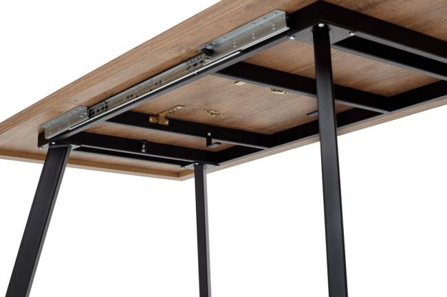 Стол BRICK M 120 Дуб Канзас/ Черный М-City Стол BRICK M 120 Дуб Канзас/ Черный М-City