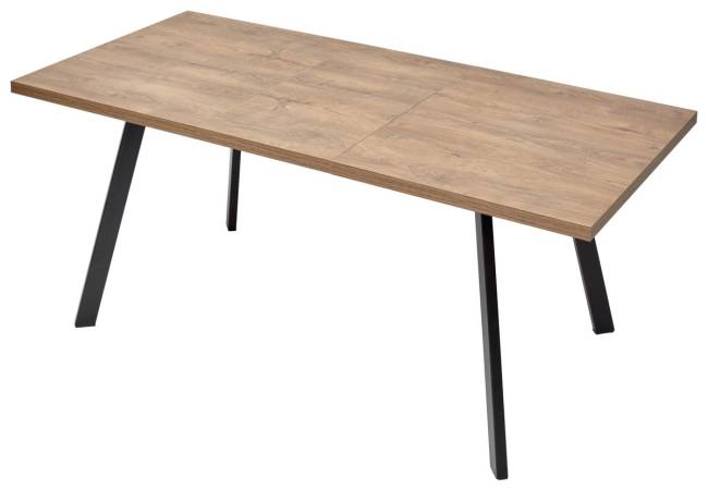Стол BRICK M 120 Дуб Канзас/ Черный М-City Стол BRICK M 120 Дуб Канзас/ Черный М-City