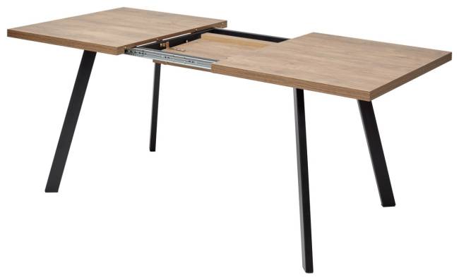 Стол BRICK M 120 Дуб Канзас/ Черный М-City Стол BRICK M 120 Дуб Канзас/ Черный М-City