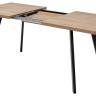 Стол BRICK M 120 Дуб Канзас/ Черный М-City Стол BRICK M 120 Дуб Канзас/ Черный М-City