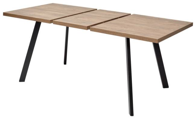 Стол BRICK M 120 Дуб Канзас/ Черный М-City Стол BRICK M 120 Дуб Канзас/ Черный М-City