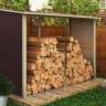  Дровница-Склад для дров, шоколадный