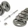 Набор гантелей с железной ручкой "HAMMERTONE", 2x14 кг