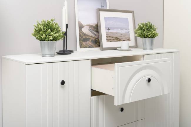 Стенка для гостиной широкая Валенсия № 103 цвет белый шагрень Стенка для гостиной широкая Валенсия № 103 цвет белый шагрень