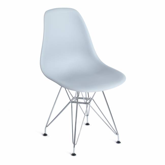 Стул CINDY IRON CHAIR (EAMES) (mod. 002) металл, пластик, 51x46x82,5, серый (Комплект из 4 шт.) серый металл, пластик Стул CINDY IRON CHAIR (EAMES) (mod. 002) металл, пластик, 51x46x82,5, серый (Комплект из 4 шт.) серый металл, пластик