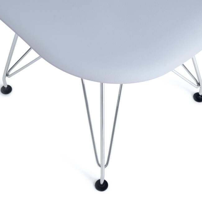 Стул CINDY IRON CHAIR (EAMES) (mod. 002) металл, пластик, 51x46x82,5, серый (Комплект из 4 шт.) серый металл, пластик Стул CINDY IRON CHAIR (EAMES) (mod. 002) металл, пластик, 51x46x82,5, серый (Комплект из 4 шт.) серый металл, пластик
