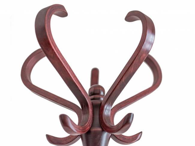 Вешалка напольная В 10Н махагон