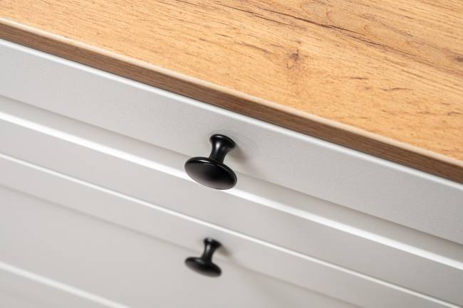 Две тумбы для обуви Остин цвет белый шагрень/серый графит/дуб крафт золотой