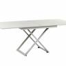 Стол-трансформер Левмар Cross G15/S64 белый глянец/ опоры белые Стол-трансформер Левмар Cross G15/S64 белый глянец/ опоры белые