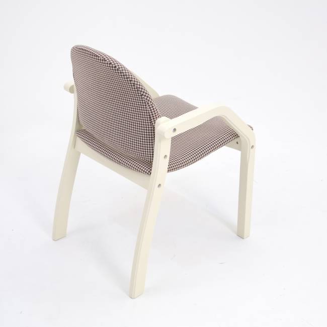 Стул-кресло Джуно 2.0 слоновая кость/гусиная лапка