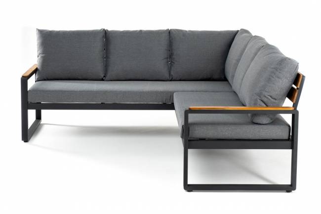 Угловой комплект из алюминия TOPA с обеденным столом