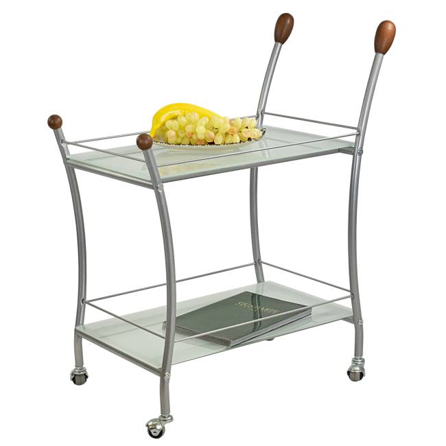 Стол сервировочный Поло металлик/ матовое