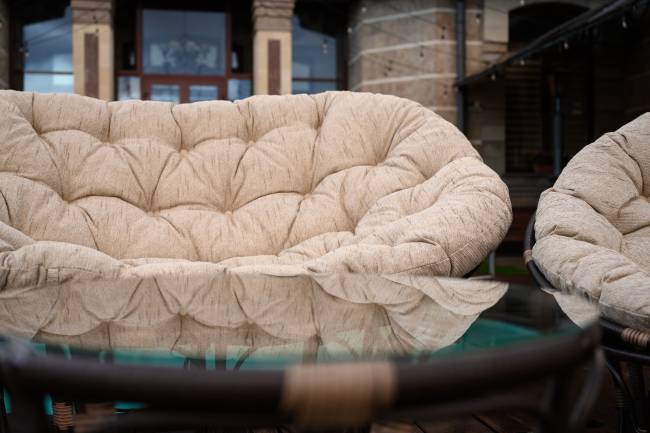 ТЕРРАСНЫЙ КОМПЛЕКТ Mamasan + Papasan + Стол (Орех) ТЕРРАСНЫЙ КОМПЛЕКТ Mamasan + Papasan + Стол (Орех)