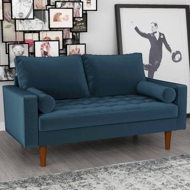 Диван Scott двухместный синий Диван Scott двухместный синий