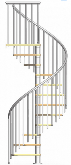 Винтовая лестница Montreal Classic d120