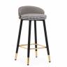 Барный стул Kardial gray / black