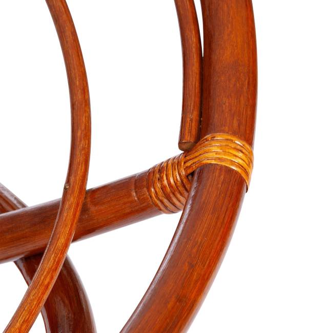 Диван MAMASAN/МАМАСАН 23/02 W /с подушкой/ 169х102х80 см, Cognac (коньяк), матрац 182х119 см, ткань серо-бежевая 3М 16/2 Cognac (коньяк)