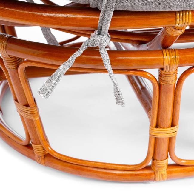 Диван MAMASAN/МАМАСАН 23/02 W /с подушкой/ 169х102х80 см, Honey (мед), матрац 182х119 см, ткань серо-бежевая 3М 16/2 Honey (мед)