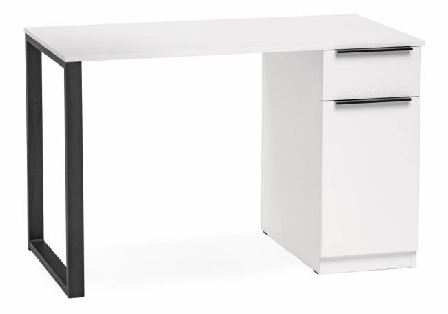 Бэтти Лофт 116х60х75 белый / черный матовый