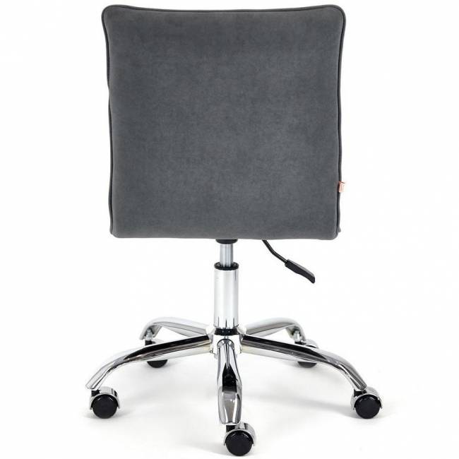 Кресло TetChair ZERO, флок, серый