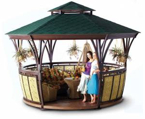Беседка "Грация L" сизалевая