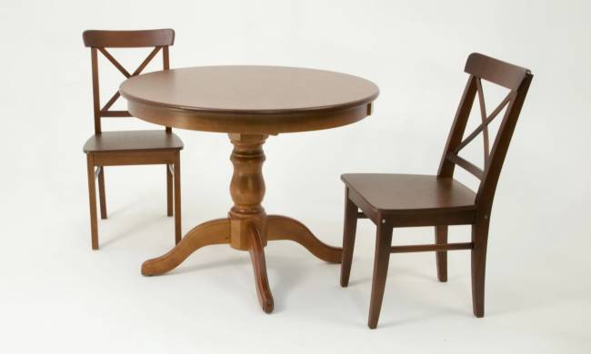 Обеденная группа Брамос К 100 орех со стульями Ингольф орех