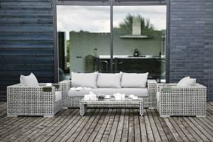 "Тито" лаунж-зона из искусственного ротанга, цвет серый "Тито" лаунж-зона из искусственного ротанга, цвет серый