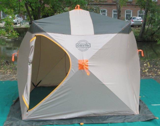 Палатка для зимней рыбалки Митек Омуль-Куб 2