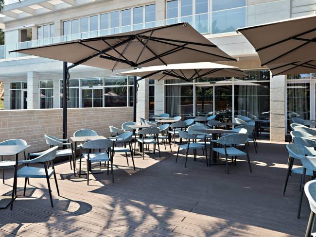 Зонт профессиональный 3.5х3.5 м Astro Carbon графит, слоновая кость 3500х3500 мм Зонт профессиональный 3.5х3.5 м Astro Carbon графит, слоновая кость 3500х3500 мм