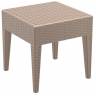 Столик плетеный для шезлонга GT 1009 бежевый 450х450х450 мм Столик плетеный для шезлонга GT 1009 бежевый 450х450х450 мм