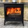 Печь-камин Dog 10кВт, дымоход d-150мм