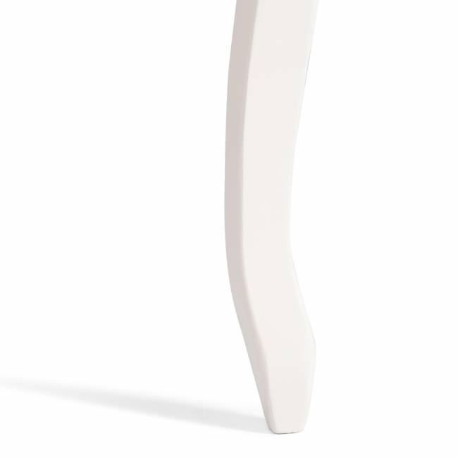 Стул DOLCE мягкое сидение бук, 40х46х100см, ivory white, велюр Tenerife Ultimate grey белый бук