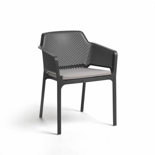 Подушка для кресла Net серый Sunbrella 460х485х35 мм Подушка для кресла Net серый Sunbrella 460х485х35 мм