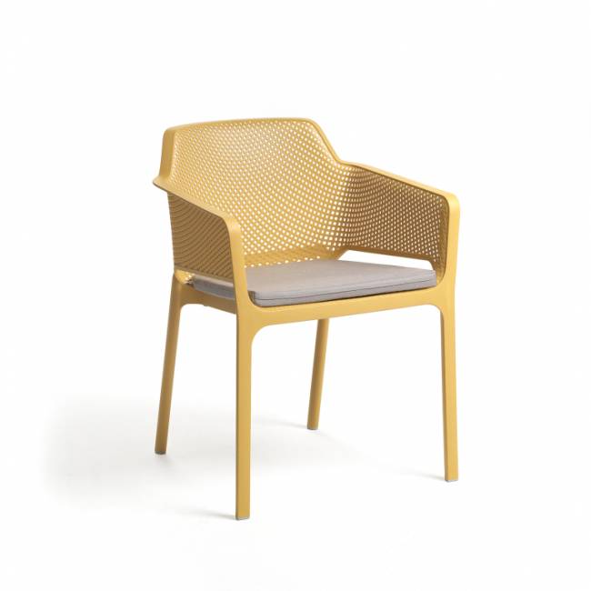 Подушка для кресла Net серый Sunbrella 460х485х35 мм Подушка для кресла Net серый Sunbrella 460х485х35 мм