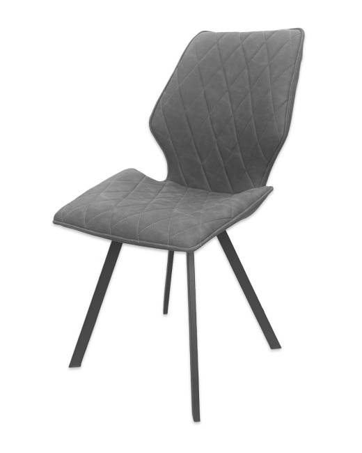 Стул РАФАЭЛЬ, цвет Style-22 Темно-серый, ткань под нубук / черный каркас М-City Стул РАФАЭЛЬ, цвет Style-22 Темно-серый, ткань под нубук / черный каркас М-City