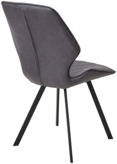 Стул РАФАЭЛЬ, цвет Style-22 Темно-серый, ткань под нубук / черный каркас М-City Стул РАФАЭЛЬ, цвет Style-22 Темно-серый, ткань под нубук / черный каркас М-City