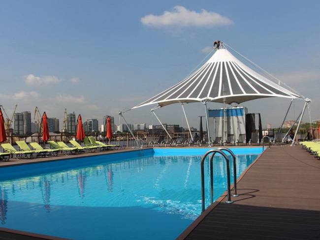 Террасная доска DARVOLEX шовная, 150*23,5*4000 мм, венге