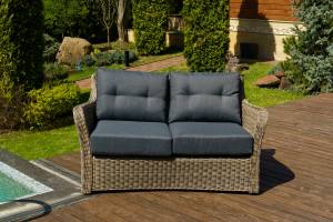 Диван 2-х местный "Венеция", коричневый Диван 2-х местный "Венеция", коричневый